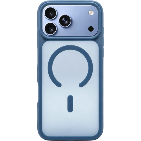 Θήκη iPhone 18 Pro Max Vivid Skin Feel MagSafe Case Ημιδιάφανη με MagSafe - Blue (VIVGGS000105)