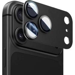 Tempered Glass iPhone 18 Pro Max Vivid Metallic Camera Lens Protector Αντιχαρακτικό Γυαλί Προστασίας για Φακό Κάμερας με Μεταλλικό Πλαίσιο - Black (VIVGGS000117)