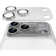Tempered Glass iPhone 18 Pro Max ESR Armorite Pro Camera Lens Protector Αντιχαρακτικό Γυαλί Προστασίας για Φακό Κάμερας με Μεταλλικό Πλαίσιο - Silver (4894240306390)