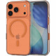 Θήκη iPhone 18 Pro / 17 Pro Spacecase Clear MagSafe Σκληρή Διάφανη με MagSafe - Orange (5905719144166)