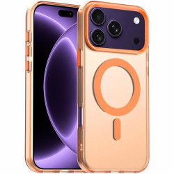 Θήκη iPhone 18 Pro / 17 Pro Techsuit CandyCase Σκληρή Ημιδιάφανη με MagSafe - Orange (5949419380165)