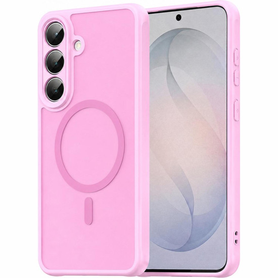 Θήκη Samsung Galaxy S26 FE Techsuit HaloFrost II MagSafe Σκληρή Ημιδιάφανη με MagSafe - Pink (5949419384828)