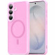 Θήκη Samsung Galaxy S26 FE Techsuit HaloFrost II MagSafe Σκληρή Ημιδιάφανη με MagSafe - Pink (5949419384828)
