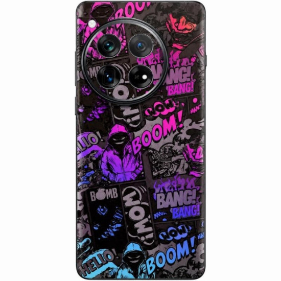 Αυτοκόλλητο Skin Προστασίας Πλάτης OnePlus 12 Gams Premium Vinyl Skin Back Plate - 3D Neonbomb (GAMS-VNL-SKIN-3DNB-014-036)