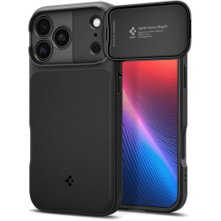 Θήκη iPhone 18 Pro Max / 17 Pro Max Spigen Optik Armor MagFit Ανθεκτική με MagSafe & Κάλυμμα Κάμερας - Black (ACS09900)