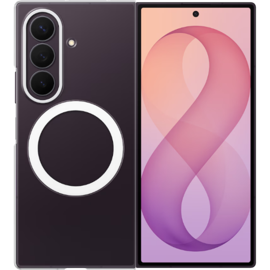 Θήκη Samsung Galaxy Z Fold8 Ultra Official Samsung Clear Magnet Case Διάφανη Σκληρή με 2 x Aντιανακλαστικές Μεμβράνες Προστασίας Οθόνης - Transparent (EF-CF976CTEGWW)