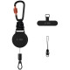 Λουράκι Ασφαλείας Κινητού Tech-Protect ATH04 UrbanLoop Anti Theft Holder Αντικλεπτικό με Μπρελόκ - Black / Orange (5906302342693)
