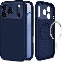 Θήκη iPhone 18 Pro Max / 17 Pro Max Tech-Protect Uniq MagSafe CC Σιλικόνης με MagSafe - Deep Blue (5906302341306)
