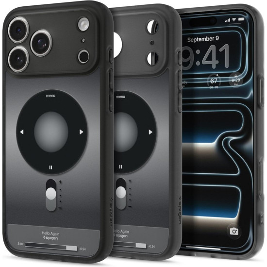 Θήκη iPhone 18 Pro / 17 Pro Spigen Ultra Hybrid MagFit Ανθεκτική Σκληρή με MagSafe - Classic Black (ACS12168)