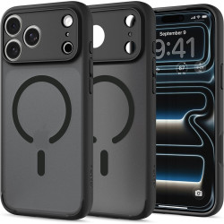 Θήκη iPhone 18 Pro / 17 Pro Spigen Ultra Hybrid MagFit Ανθεκτική Σκληρή με MagSafe - Frost Black (ACS12160)