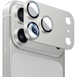 Tempered Glass iPhone 18 Pro Max Vivid Metallic Camera Lens Protector Αντιχαρακτικό Γυαλί Προστασίας για Φακό Κάμερας με Μεταλλικό Πλαίσιο - Silver (VIVGGS000118)