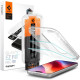 Tempered Glass iPhone 18 Pro / 17 / 17 Pro / 16 Pro Spigen GLAS.tR EZ Fit Pro HD AluminaCore 10H+ Ανθεκτικό Αντιχαρακτικό Γυαλί Προστασίας Οθόνης 2 Τεμάχια - Clear (AGL12047)