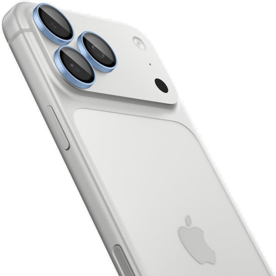 Tempered Glass iPhone 18 Pro / 18 Pro Max Spigen GLAS.tR EZ Fit OPTIK Pro Camera Lens Protector Αντιχαρακτικό Γυαλί Προστασίας για Φακό Κάμερας 2 Τεμάχια - Light Blue (AGL12045)