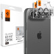Tempered Glass iPhone Duo Spigen GLAS.tR EZ Fit OPTIK Pro Camera Lens Protector Αντιχαρακτικό Γυαλί Προστασίας για Φακό Κάμερας 2 Τεμάχια - White (AGL12012)