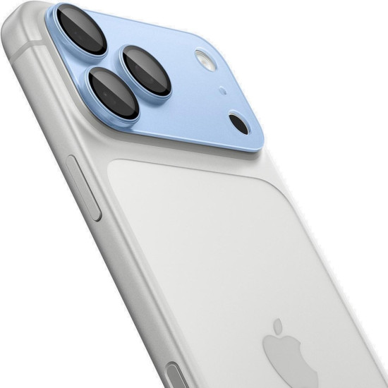 Tempered Glass iPhone 18 Pro Max Spigen GLAS.tR EZ Fit OPTIK Pro XL Camera Lens Protector Αντιχαρακτικό Γυαλί Προστασίας για Φακό Κάμερας - Light Blue (AGL12041)