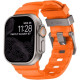 Λουράκι Apple Watch Ultra/SE/12/11/10/9/8/7/6/5/4 (49/46/45/44mm) Tech-Protect Motion Λουράκι Σιλικόνης - Signal Orange (5906302399116)