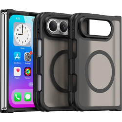 Θήκη iPhone Duo Techsuit HaloFrost II MagSafe Σκληρή Ημιδιάφανη με MagSafe - Black (5949419383807)