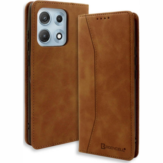 Θήκη Motorola Edge 70 Max Bodycell Book Case Πορτοφόλι - Brown (5206015088032)