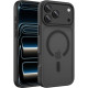 Θήκη iPhone 18 Pro / 17 Pro Buddi Frost Σκληρή Ημιδιάφανη με MagSafe - Matte Black (8719246616051)