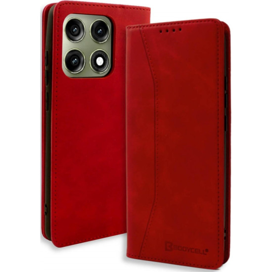 Θήκη Motorola Edge 70 Pro / Edge 70 Pro Plus Bodycell Book Case Πορτοφόλι - Red (5206015088070)