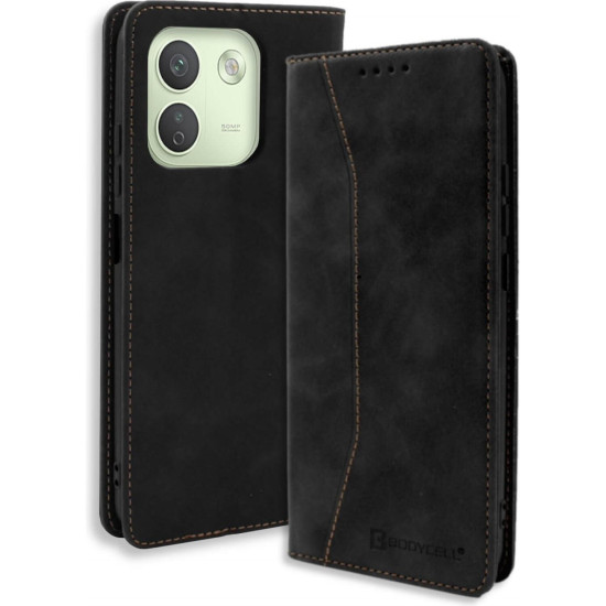 Θήκη Xiaomi Redmi Note 17 Pro Max Bodycell Book Case Πορτοφόλι - Black (5206015088209)
