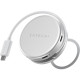 Αντάπτορας Satechi OntheGo 5-in-1 Multiport Adapter Μαγνητικό MagSafe Type-C (male) σε 1 x Type-C 60W / 1 x Type-C 3.2 5Gbps / 1 x USB-A 3.2 5Gbps / 1 x SD / 1 x HDMI 4K - Silver (ST-POTG5S)