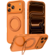 Θήκη iPhone 18 Pro Max / 17 Pro Max Buddi Frost Σκληρή Ημιδιάφανη με MagSafe & KickStand - Matte Orange (8719246617034)