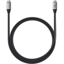 Καλώδιο Type-C Satechi USB4 V2 Pro σε Type-C Βίντεο 8K@120Hz / Φόρτισης 240W και Μεταφοράς Δεδομένων 80Gbps 120cm - Black (ST-YU4120K)