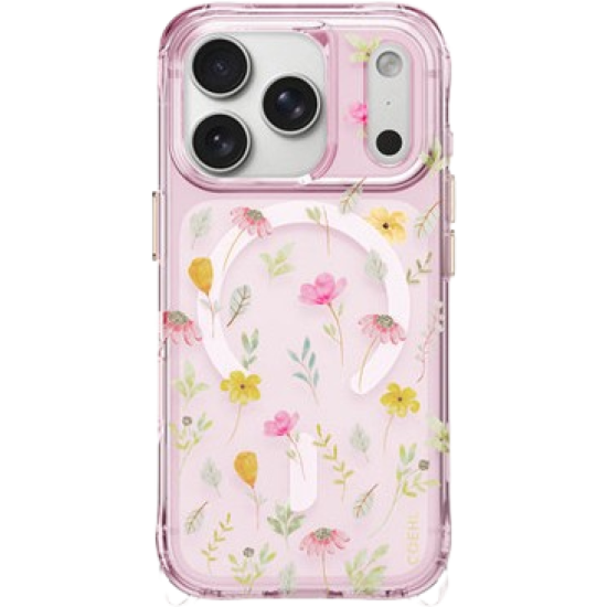 Θήκη iPhone 18 Pro / 17 Pro Uniq Coehl Evie MagClick Σκληρή με MagSafe - Pink Blossom (UNIQ-IP6.3P(2026)-EVIEMPBLM)