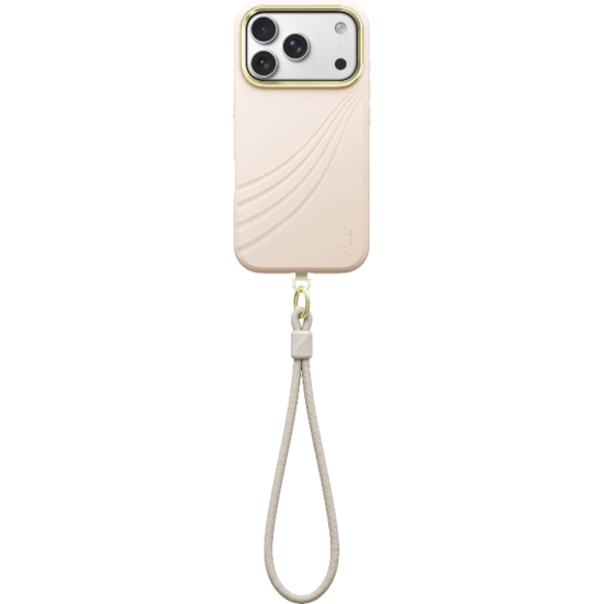 Θήκη iPhone 18 Pro / 17 Pro Uniq Coehl Serina MagClick Σιλικόνης με MagSafe & Λουράκι Χειρός - Cloud Pink (UNIQ-IP6.3P(2026)-SERMCPNK)