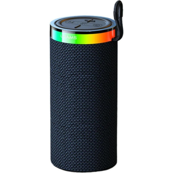Ηχείο Usams YX018 Portable Speaker Bluetooth Φορητό Ασύρματο με Φωτισμό RGB - Black (6958444930657)