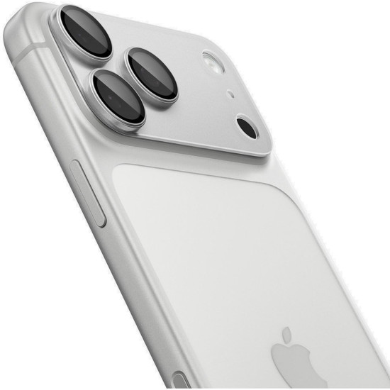 Tempered Glass iPhone 18 Pro Spigen GLAS.tR EZ Fit OPTIK Pro XL Camera Lens Protector Αντιχαρακτικό Γυαλί Προστασίας για Φακό Κάμερας - Silver (AGL12038)
