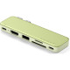 Αντάπτορας Satechi USB-C Snap Hub Dual Type-C (male) σε 1 x Type-C 45W / 1 x Type-C 3.2 5Gbps / 1 x USB-A 3.2 5Gbps / 1 x SD & Micro SD / 1 x HDMI 4K - Citrus (ST-HUSNY)