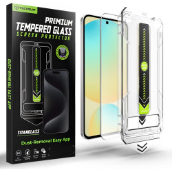 Tempered Glass Samsung Galaxy S24 FE / A56 Techsuit TitanGlass CrystalHD Αντιχαρακτικό Γυαλί Προστασίας Οθόνης - Clear (5949419382398)