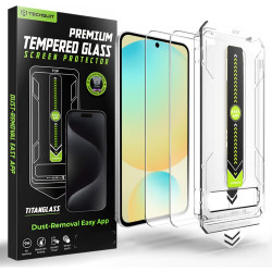 Tempered Glass Samsung Galaxy S24 FE / A56 Techsuit TitanGlass CrystalHD Αντιχαρακτικό Γυαλί Προστασίας Οθόνης 2 Τεμάχια - Clear (5949419382374)