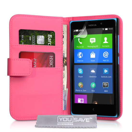 Θήκη Nokia XL - Πορτοφόλι by YouSave (Z497)
