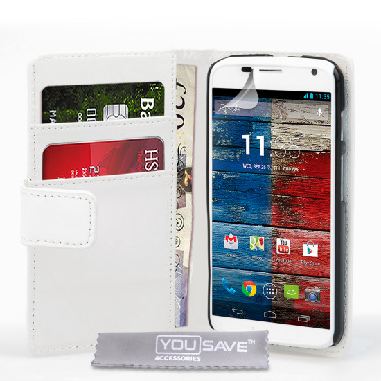 Θήκη Motorola Moto X - Πορτοφόλι by YouSave (Ζ190)