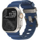 Λουράκι Apple Watch Ultra/SE/12/11/10/9/8/7/6/5/4 (49/46/45/44mm) Tech-Protect Motion Λουράκι Σιλικόνης - Nautical Blue (5906302399093)