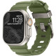 Λουράκι Apple Watch Ultra/SE/12/11/10/9/8/7/6/5/4 (49/46/45/44mm) Tech-Protect Motion Λουράκι Σιλικόνης - Tactical Green (5906302399109)