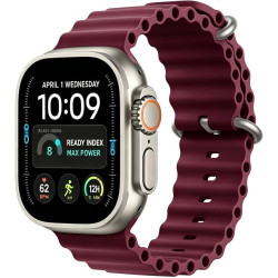 Λουράκι Apple Watch Ultra/SE/12/11/10/9/8/7/6/5/4 (49/46/45/44mm) Tech-Protect Iconband Pro Σιλικόνης - Deep Burgundy (5906302398829)