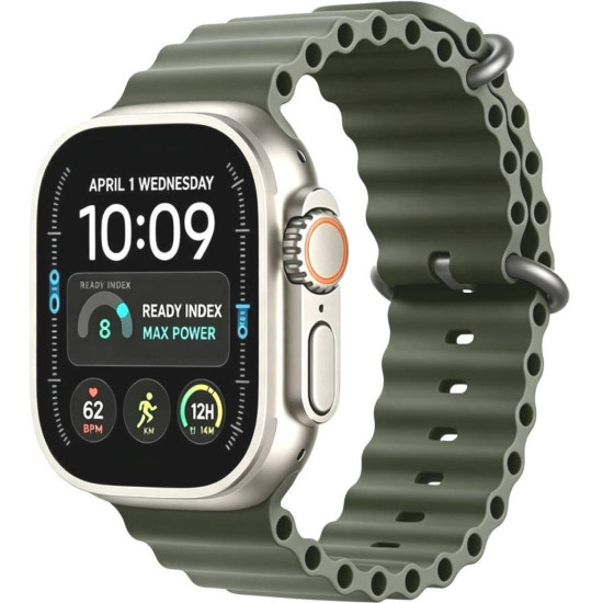 Λουράκι Apple Watch Ultra/SE/12/11/10/9/8/7/6/5/4 (49/46/45/44mm) Tech-Protect Iconband Pro Σιλικόνης - Military Green (5906302398836)