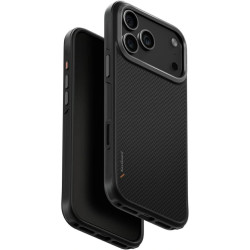 Θήκη iPhone 17 Pro Max Uniq Keva Ανθεκτική Aramid Fiber με MagSafe - Carbon Black (‎UNIQ-IP6.9P(2025)-KEVAMCBLK)