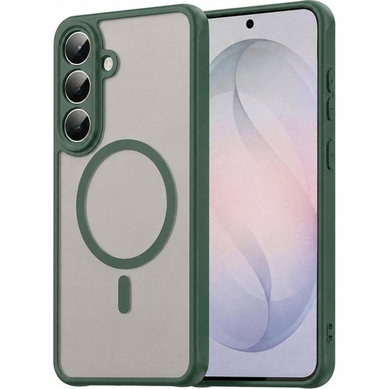 Θήκη Samsung Galaxy S26 FE Techsuit HaloFrost II MagSafe Σκληρή Ημιδιάφανη με MagSafe - Green (5949419384811)
