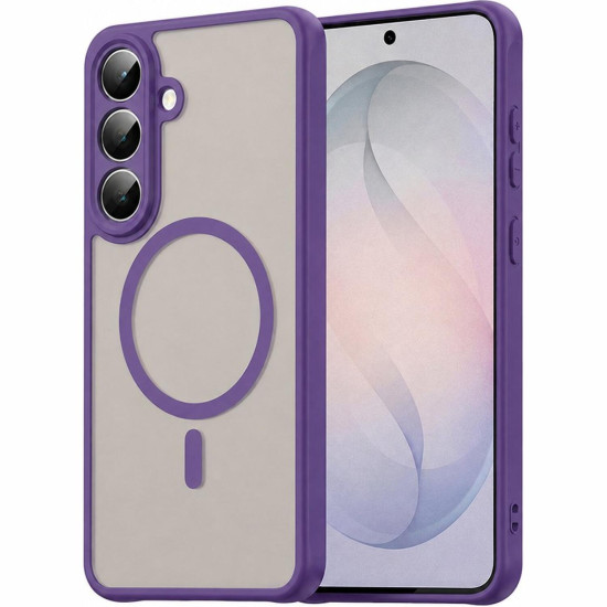 Θήκη Samsung Galaxy S26 FE Techsuit HaloFrost II MagSafe Σκληρή Ημιδιάφανη με MagSafe - Purple (5949419384781)