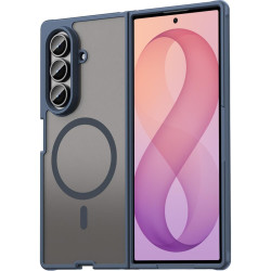 Θήκη Samsung Galaxy Z Fold8 Ultra Techsuit HaloFrost II MagSafe Σκληρή Ημιδιάφανη με MagSafe - Navy Blue (5949419374522)