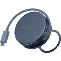 Αντάπτορας Satechi OntheGo 5-in-1 Multiport Adapter Μαγνητικό MagSafe Type-C (male) σε 1 x Type-C 60W / 1 x Type-C 3.2 5Gbps / 1 x USB-A 3.2 5Gbps / 1 x SD / 1 x HDMI 4K - Indigo (ST-POTG5B)