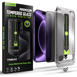 Tempered Glass iPhone 18 Pro Techsuit Privacy TitanGlass Full Cover Full Face Αντιχαρακτικό Γυαλί Προστασίας Απορρήτου Οθόνης - Privacy (5949419382480)