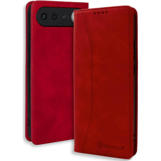 Θήκη Realme 16 Bodycell Book Case Πορτοφόλι - Red (5206015086977)