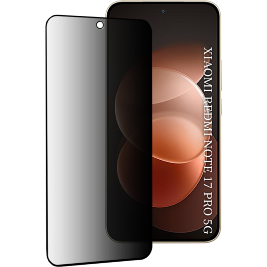 Tempered Glass Xiaomi Redmi Note 17 Pro Techsuit 111D Privacy Full Glue Full Face Αντιχαρακτικό Γυαλί Προστασίας Απορρήτου Οθόνης - Black (5949419386549)