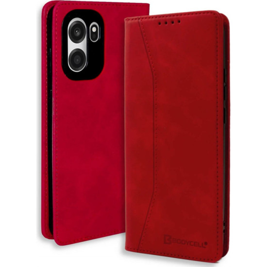 Θήκη OnePlus Nord CE6 Bodycell Book Case Πορτοφόλι - Red (5206015088100)